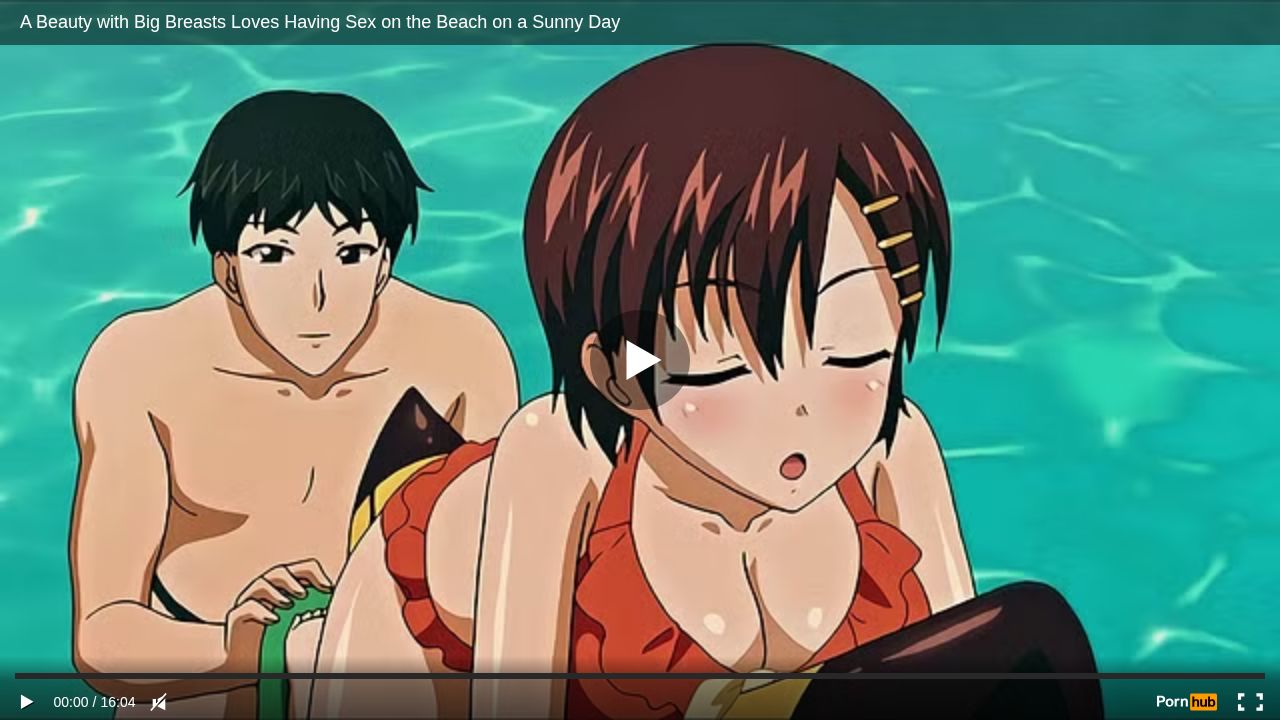 A Beauty with Big Breasts Loves Having Sex on the Beach on a Sunny Day
