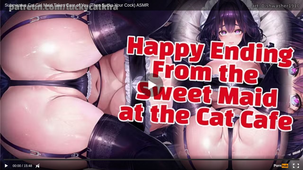 Submissive Cat Girl Maid Takes Care of You (Then Sucks Your Cock) ASMR