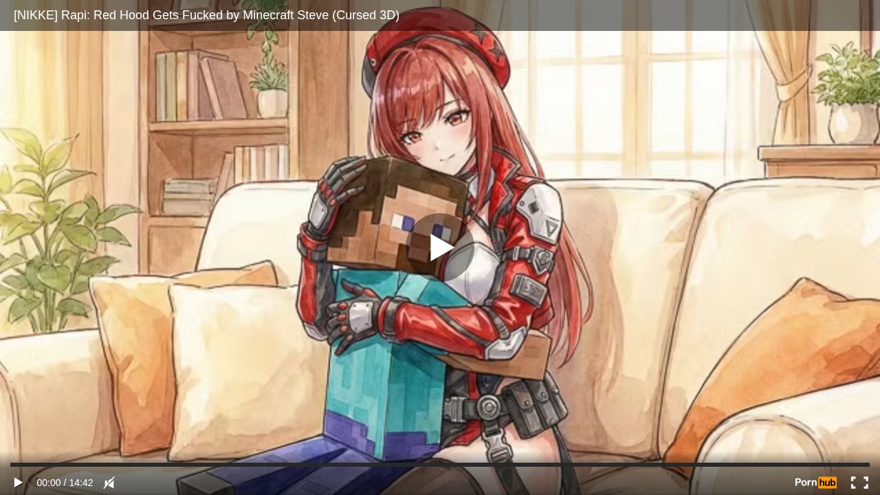 [NIKKE] Rapi: Red Hood Gets Fucked by Minecraft Steve (Cursed 3D)