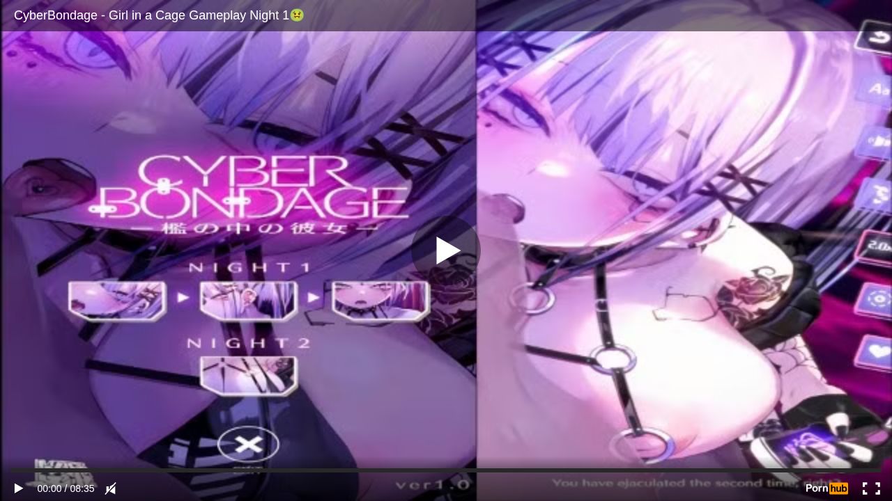 CyberBondage - Girl in a Cage Gameplay Night 1