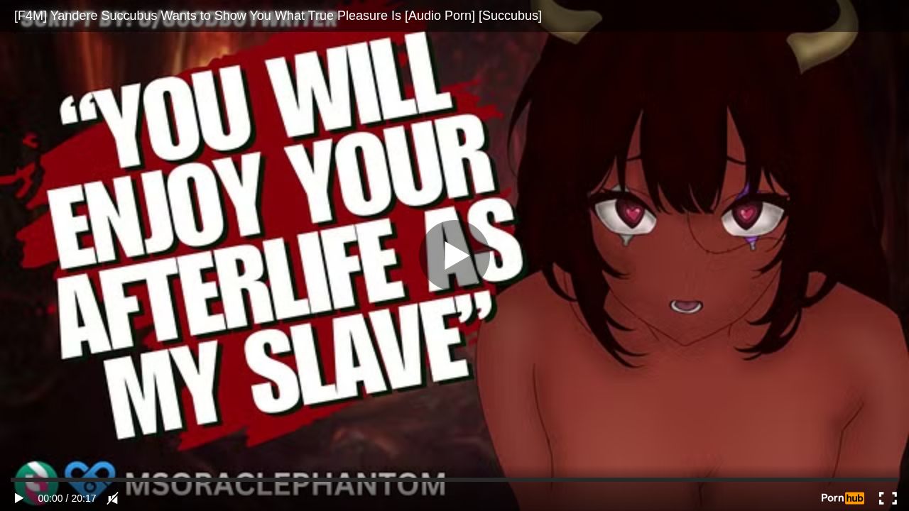 [F4M] Yandere Succubus Wants to Show You What True Pleasure Is [Audio Porn] [Succubus]