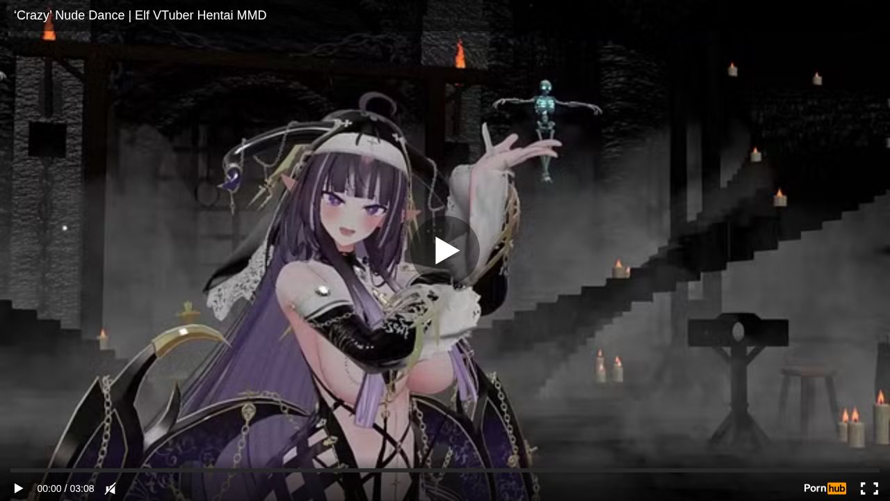 Crazy Nude Dance Elf VTuber Hentai MMD
