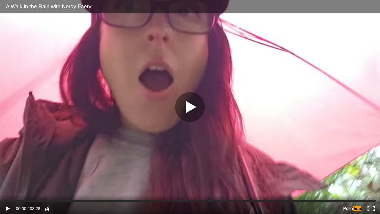 A Walk in the Rain with Nerdy Faery