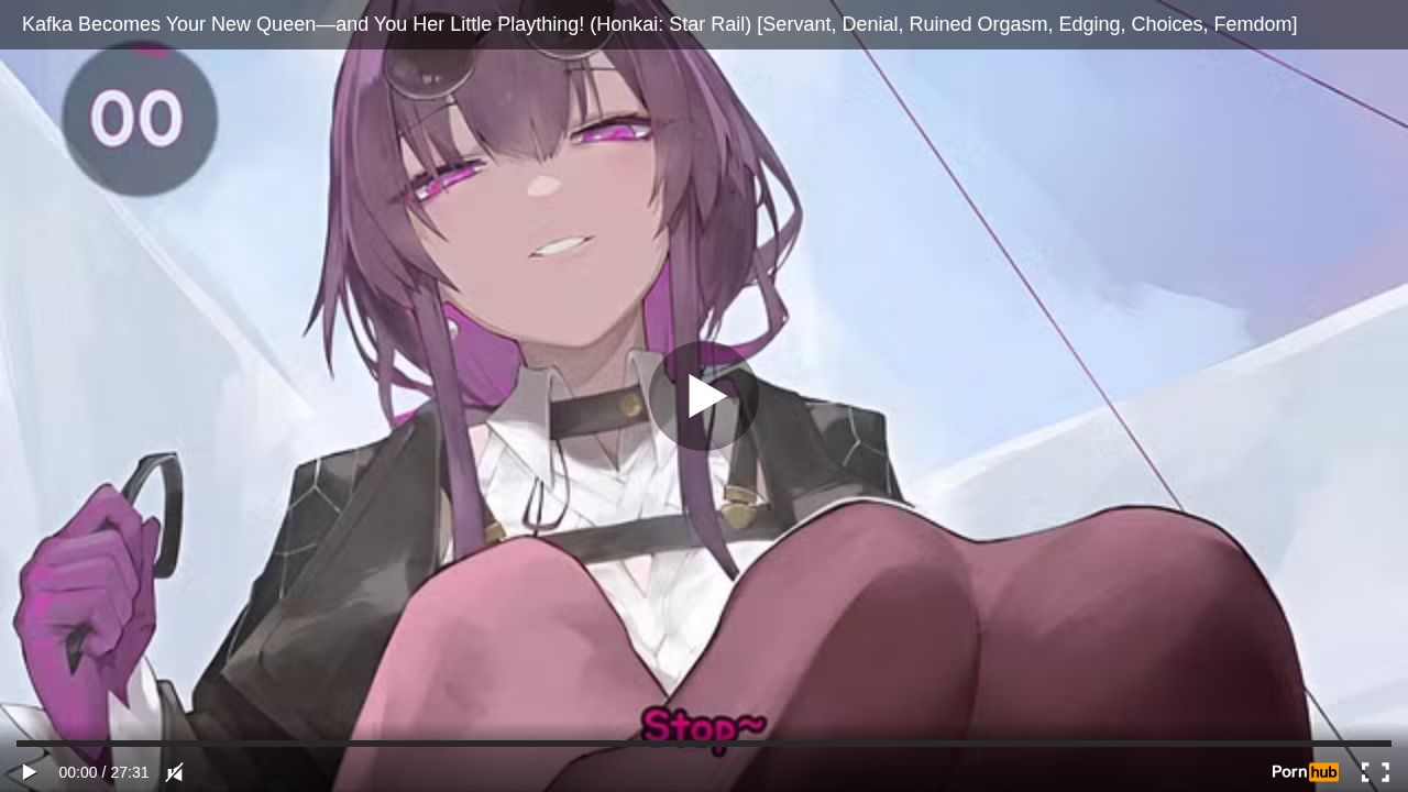 Kafka Becomes Your New Queen and You Her Little Plaything! (Honkai: Star Rail) [Servant, Denial, Ruined Orgasm, Edging, Choices, Femdom]