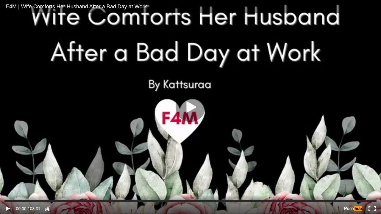F4M Wife Comforts Her Husband After a Bad Day at Work