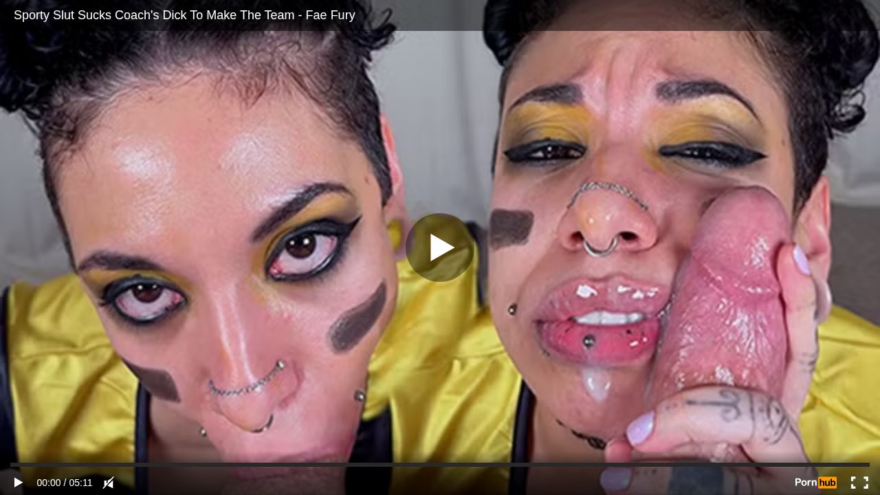 Sporty Slut Sucks Coachs Dick To Make The Team - Fae Fury