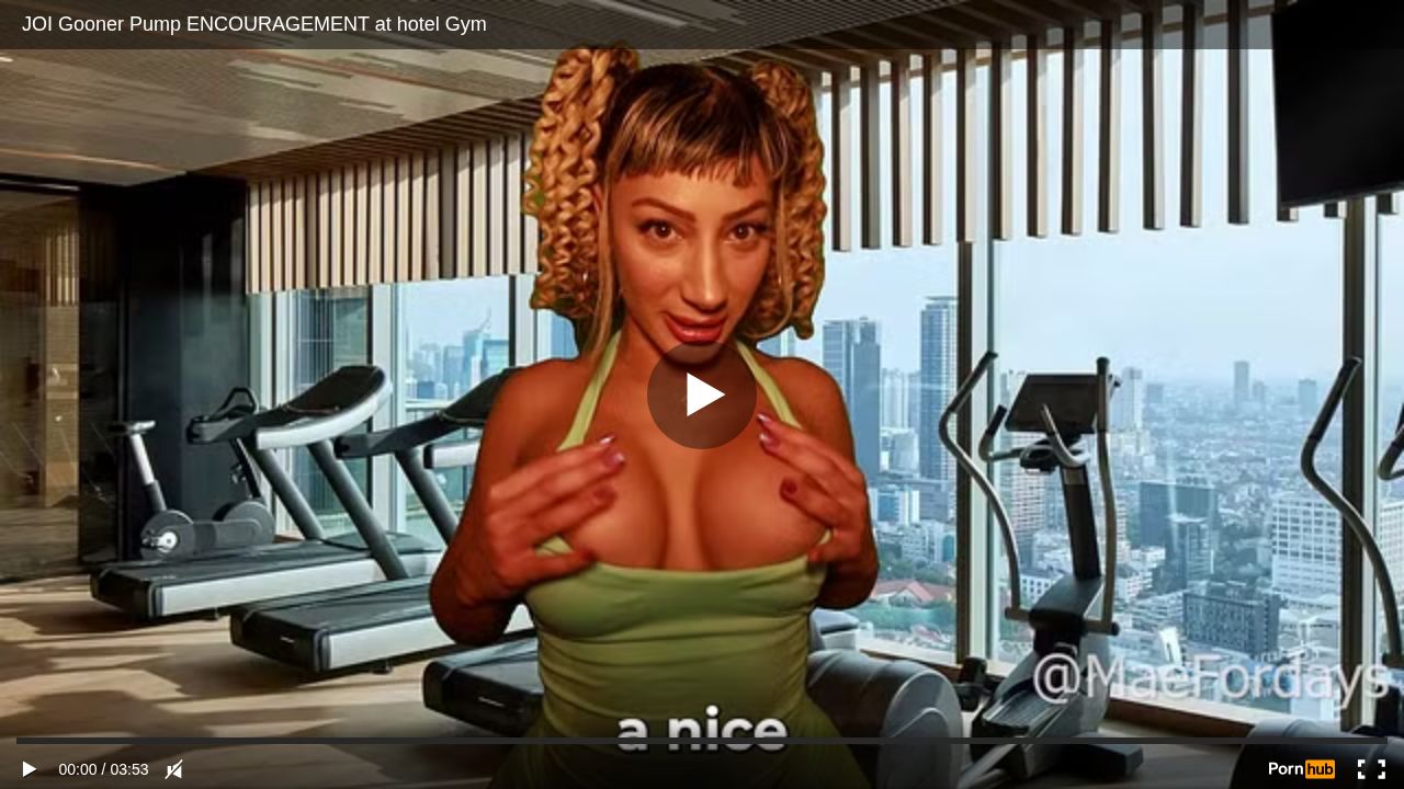 JOI Gooner Pump ENCOURAGEMENT at hotel Gym