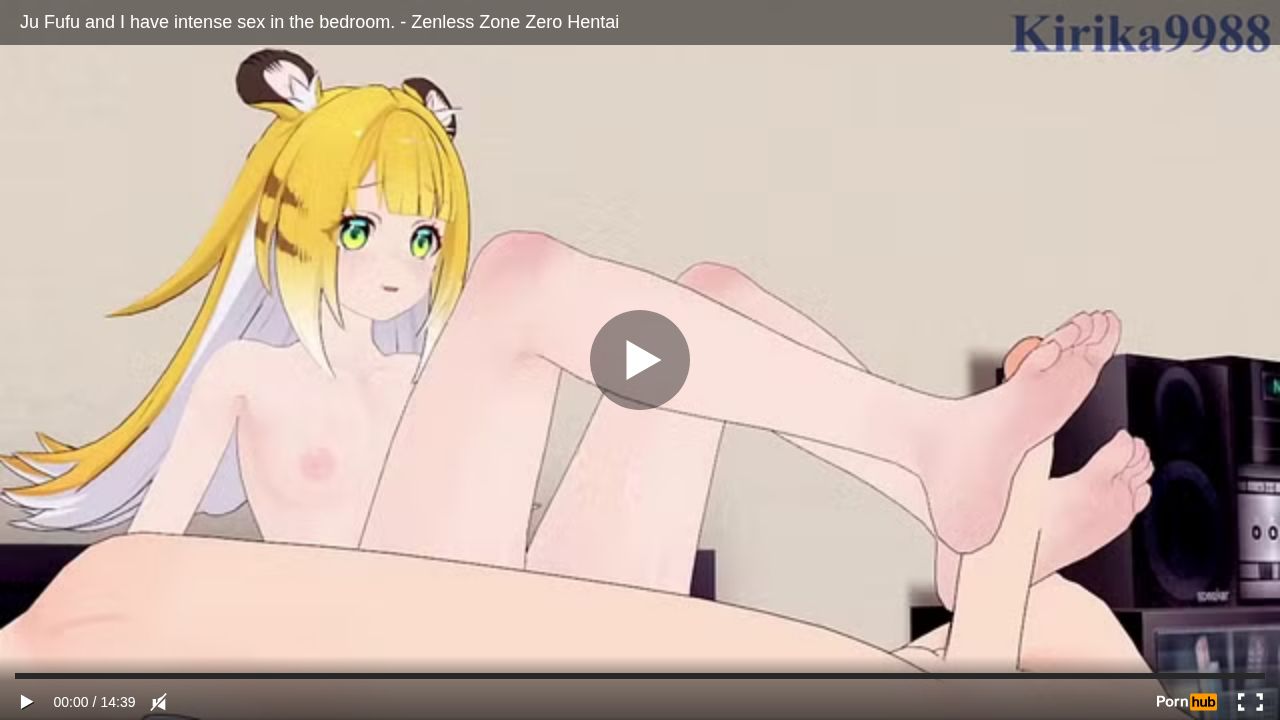 Ju Fufu and I have intense sex in the bedroom. - Zenless Zone Zero Hentai