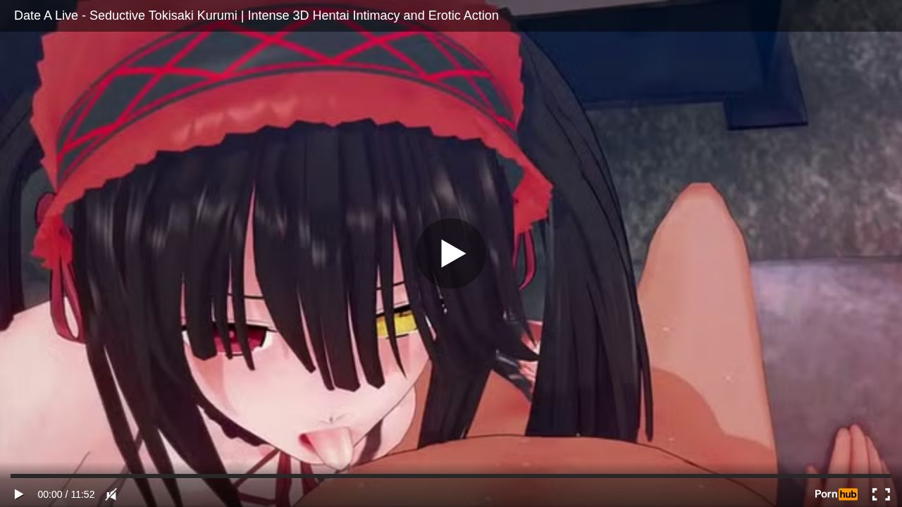 Date A Live - Seductive Tokisaki Kurumi Intense 3D Hentai Intimacy and Erotic Action