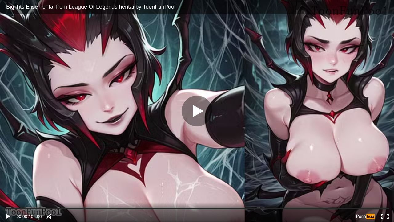 Big Tits Elise hentai from League Of Legends hentai by ToonFunPool