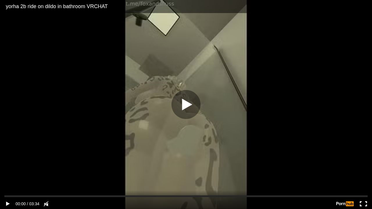 yorha 2b ride on dildo in bathroom VRCHAT
