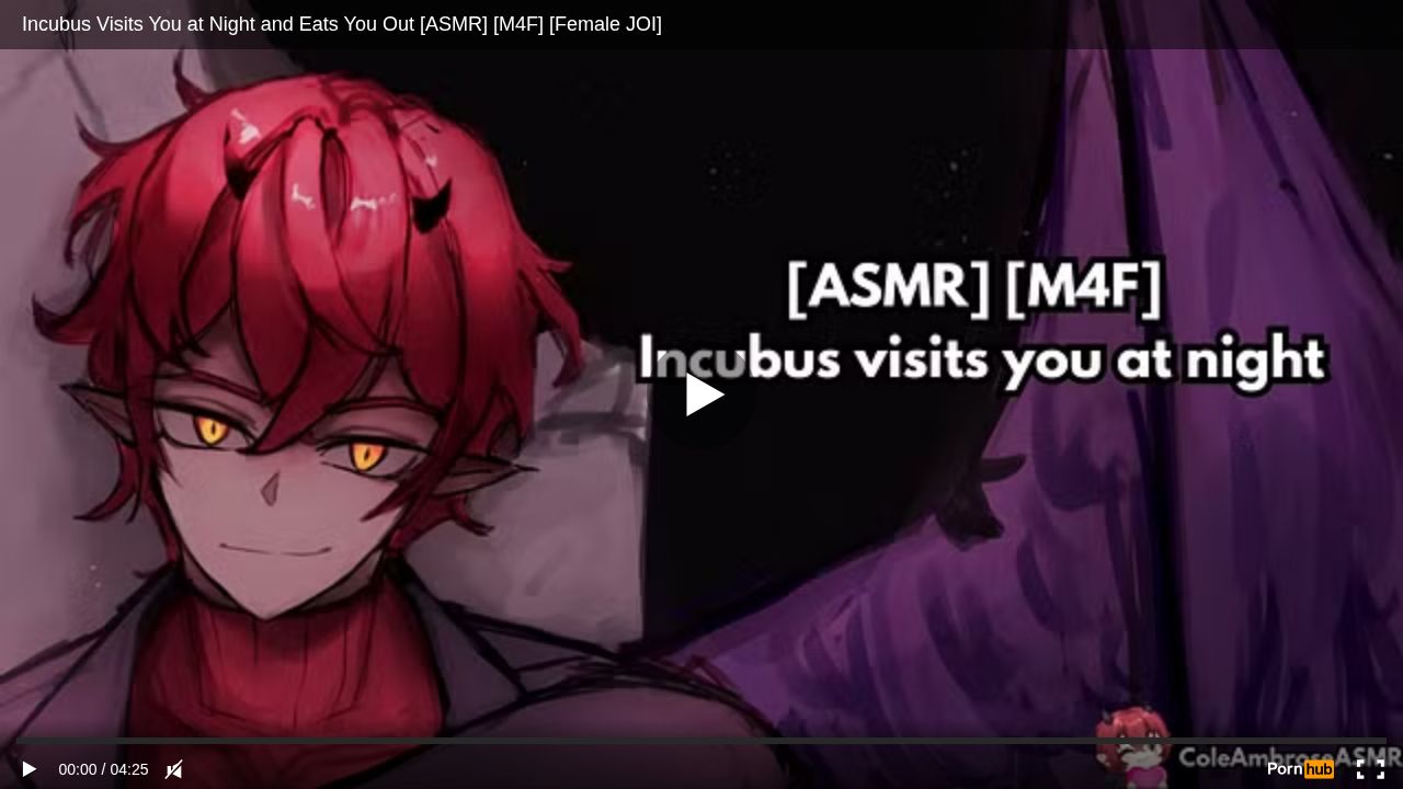Incubus Visits You at Night and Eats You Out [ASMR] [M4F] [Female JOI]