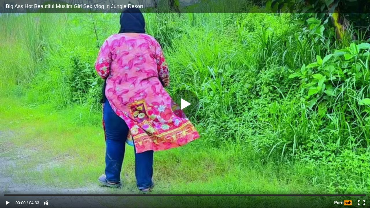 Big Ass Hot Beautiful Muslim Girl Sex Vlog in Jungle Resort
