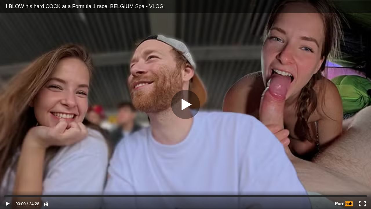 Ich BLASE seinen harten SCHWANZ bei einem Formel 1 Rennen. BELGIEN Spa - VLOG