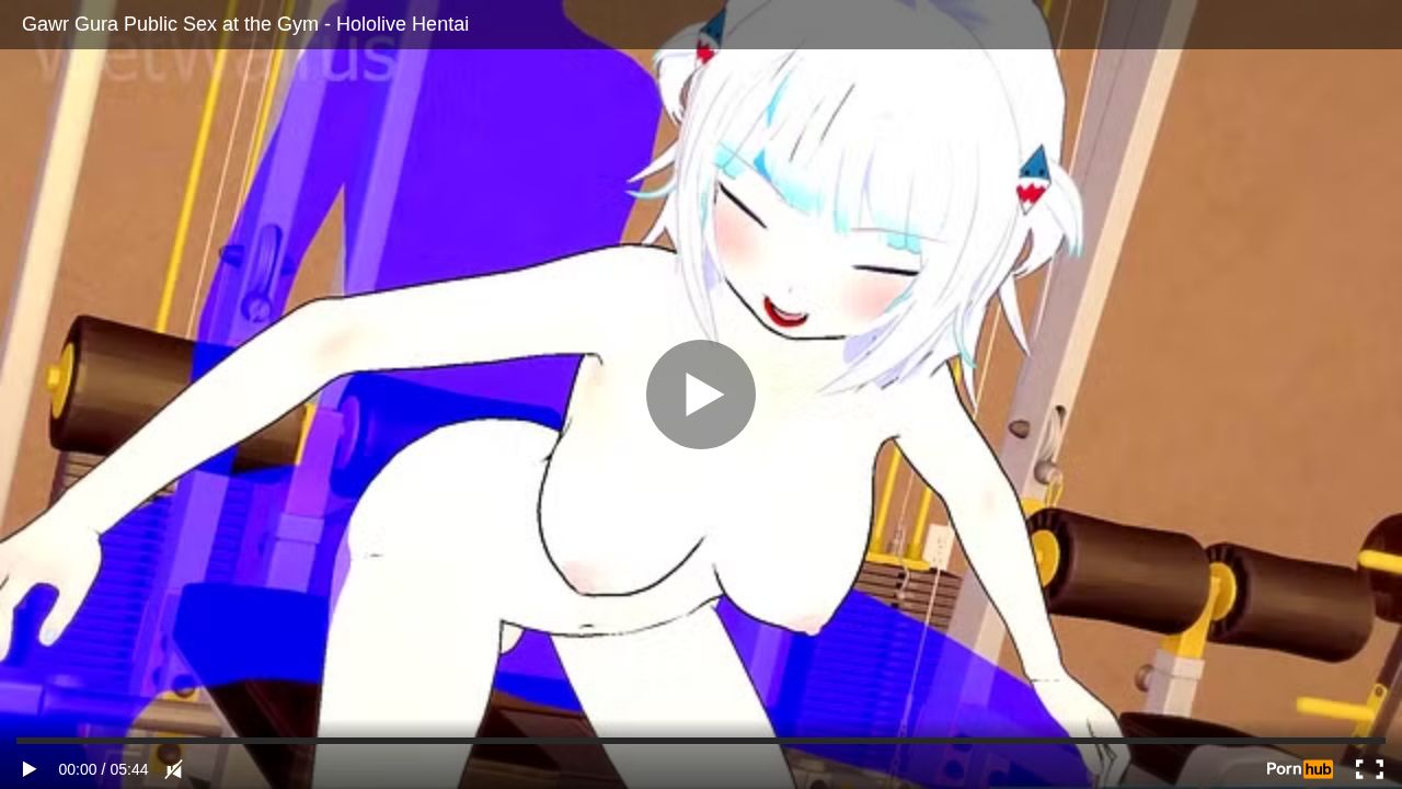 Gawr Gura Public Sex at the Gym - Hololive Hentai