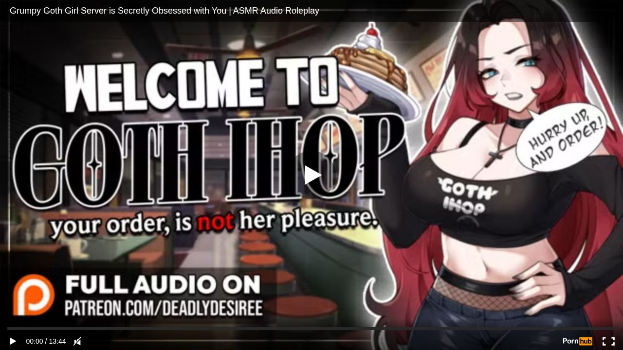 Grumpy Goth Girl Server is Secretly Obsessed with You ASMR Audio Roleplay