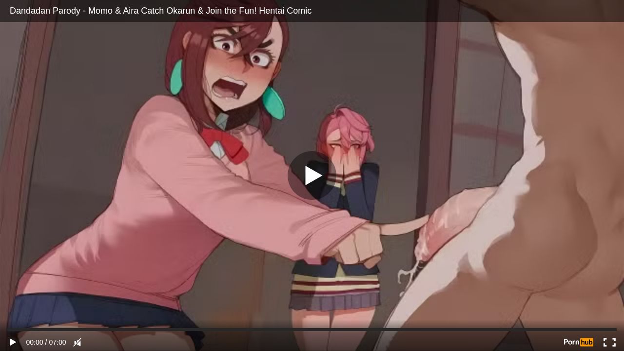Dandadan Parody - Momo & Aira Catch Okarun & Join the Fun! Hentai Comic