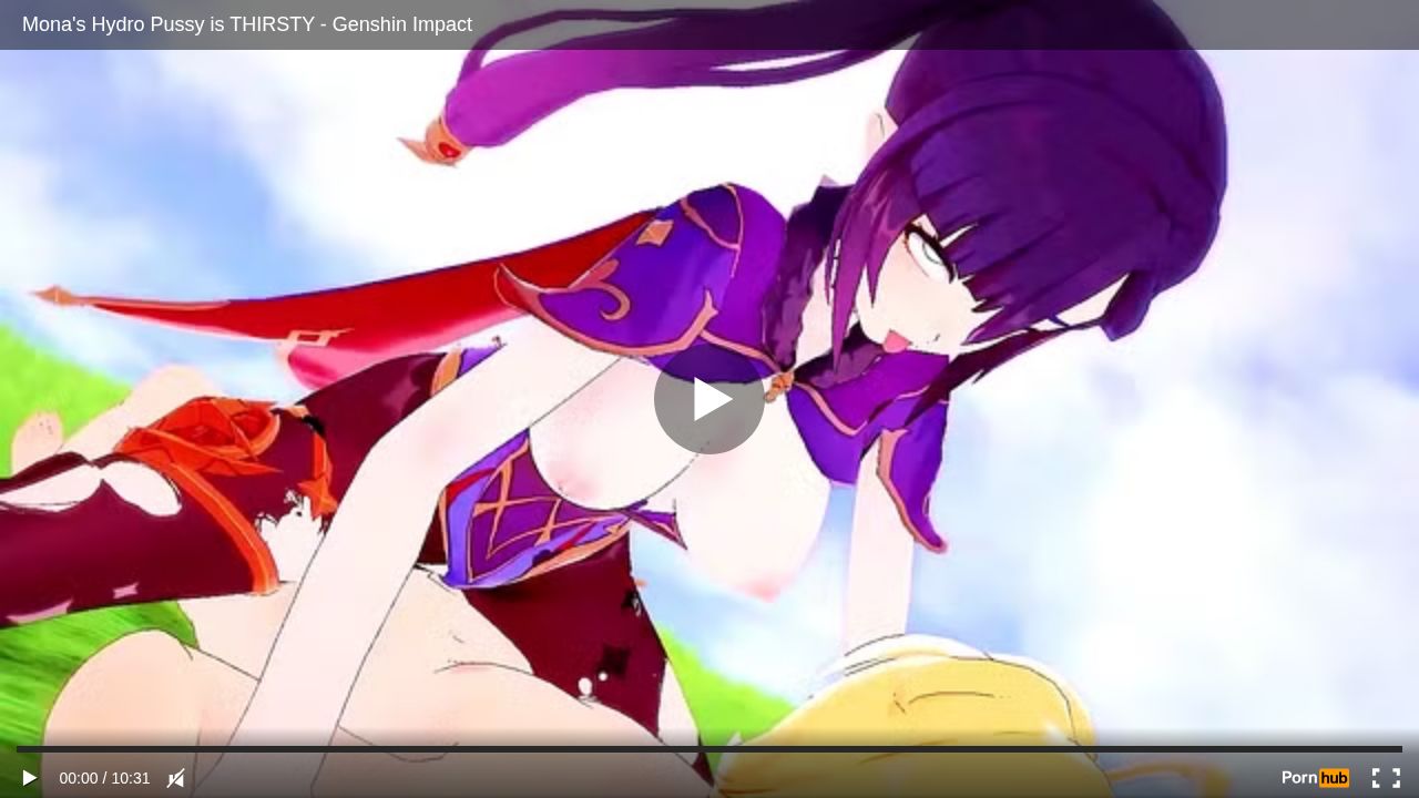 Monas Hydro Pussy is THIRSTY - Genshin Impact