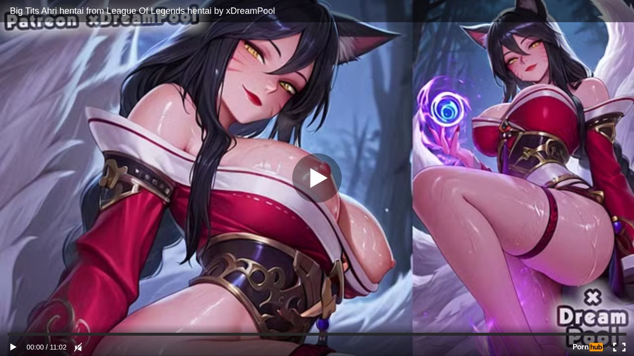 Big Tits Ahri hentai from League Of Legends hentai by xDreamPool