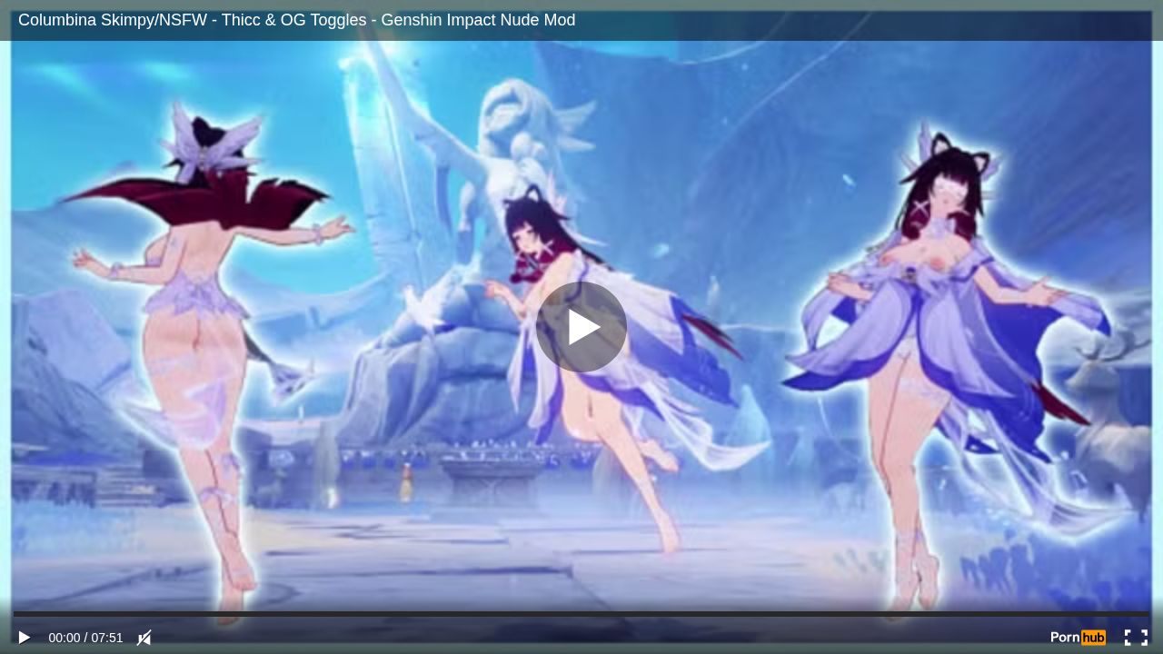 Columbina Skimpy/NSFW - Thicc & OG Toggles - Genshin Impact Nude Mod