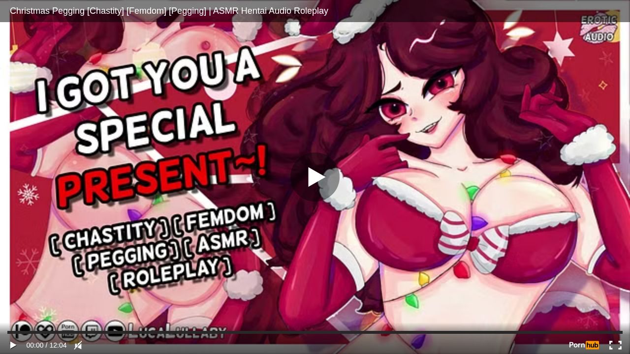 Christmas Pegging [Chastity] [Femdom] [Pegging] ASMR Hentai Audio Roleplay