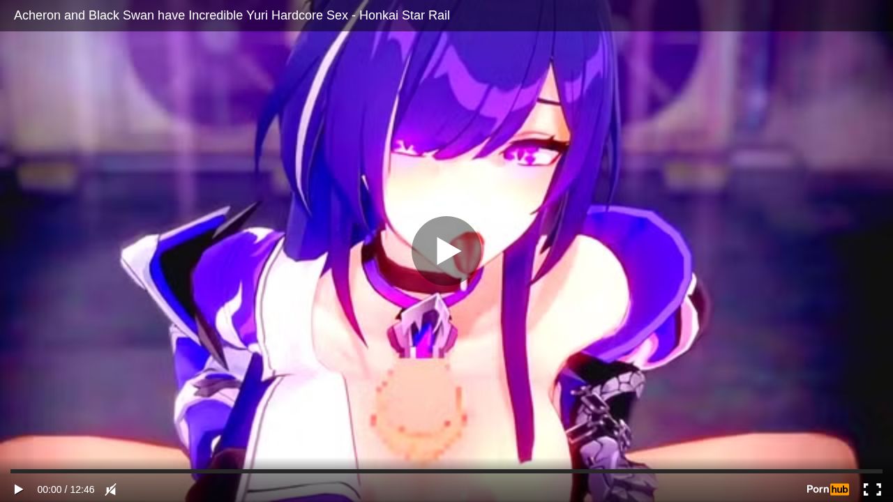 Acheron and Black Swan have Incredible Yuri Hardcore Sex - Honkai Star Rail