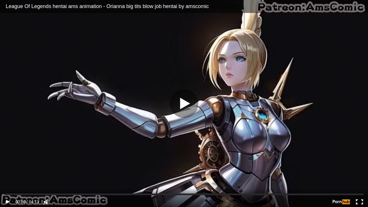 League Of Legends hentai ams animation - Orianna big tits blow job hentai by amscomic