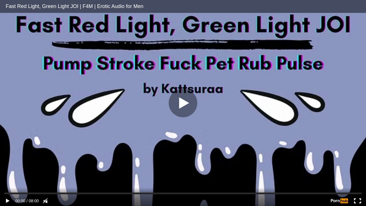 Fast Red Light, Green Light JOI F4M Erotic Audio for Men