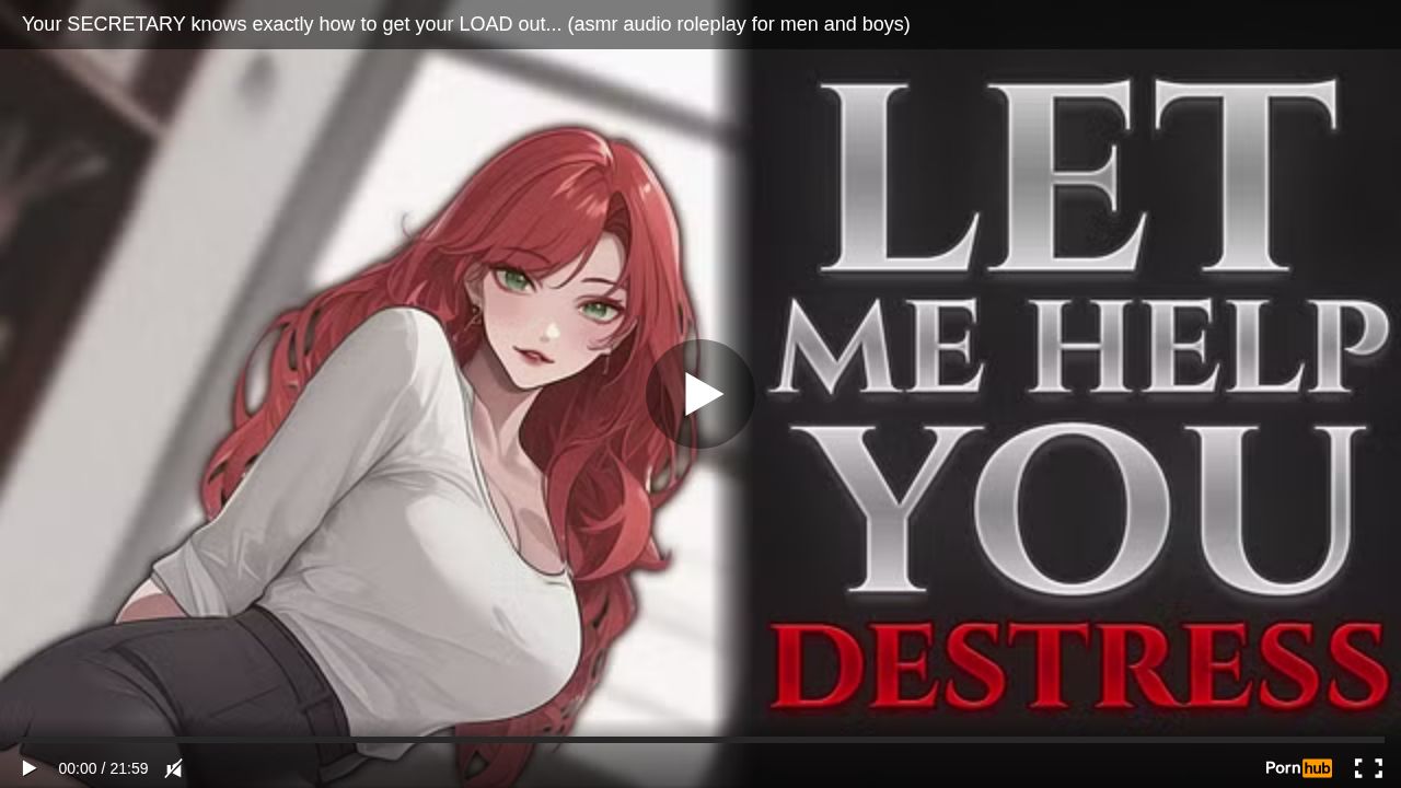 Your SECRETARY knows exactly how to get your LOAD out... (asmr audio roleplay for men and boys)