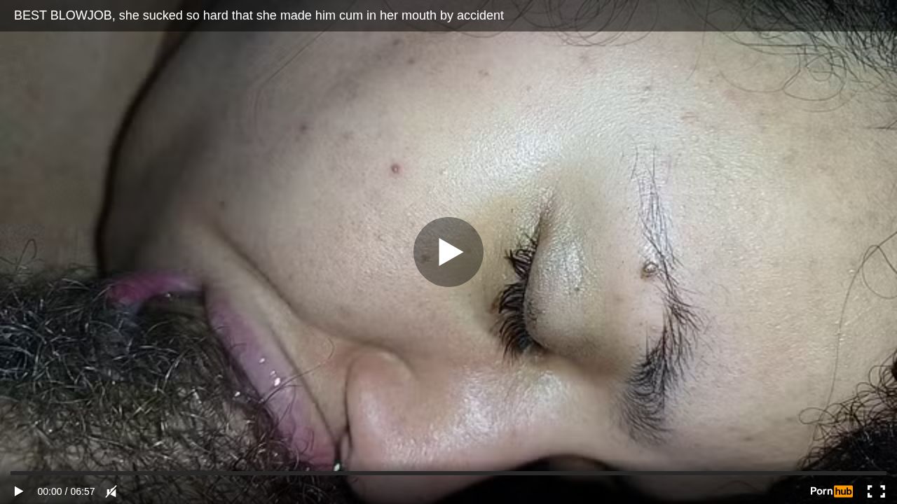 BEST BLOWJOB, she sucked so hard that she made him cum in her mouth by accident