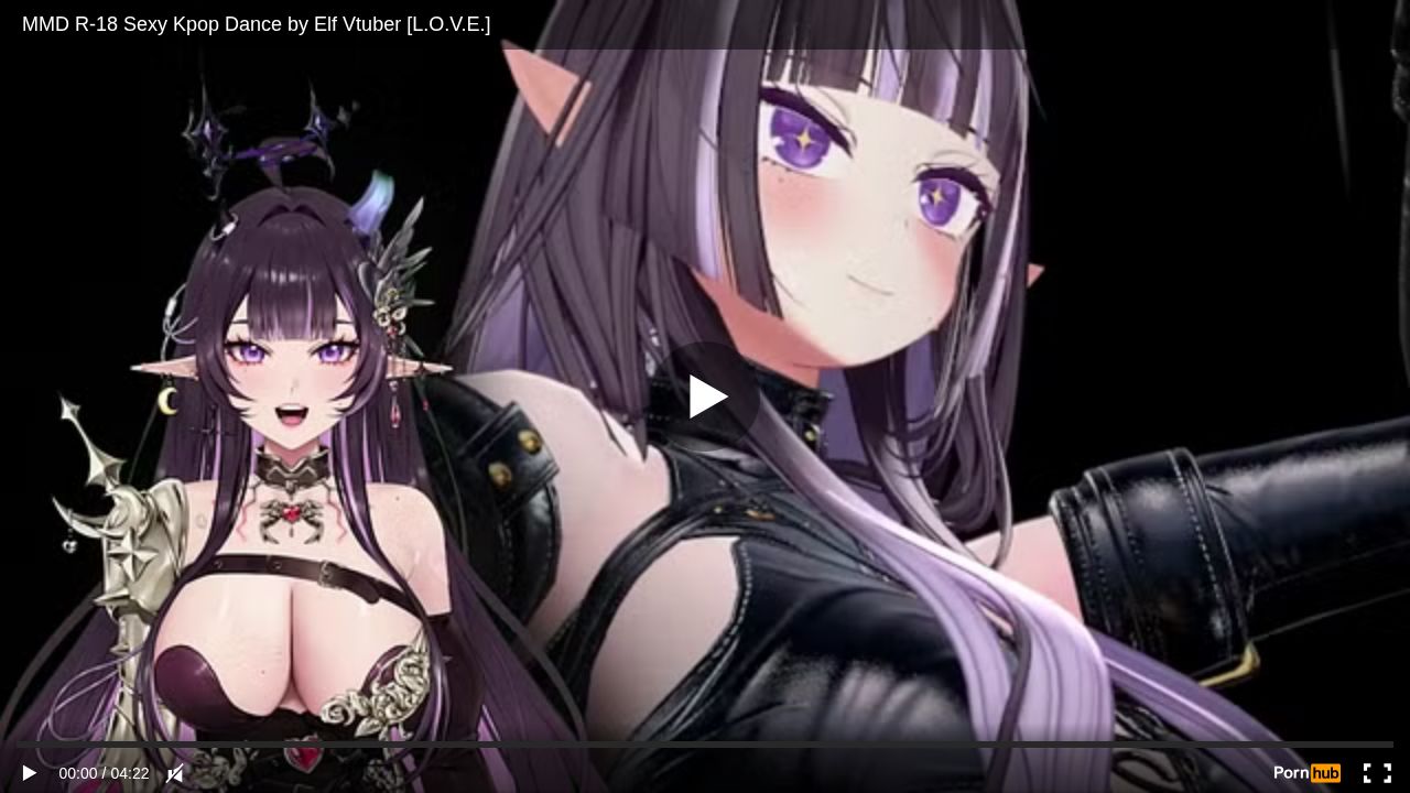 MMD R-18 Sexy Kpop Dance by Elf Vtuber [L.O.V.E.]