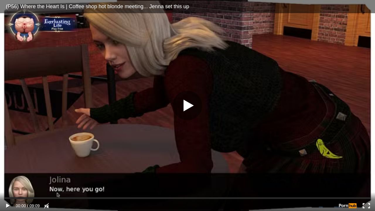 (P56) Where the Heart Is Coffee shop hot blonde meeting... Jenna set this up