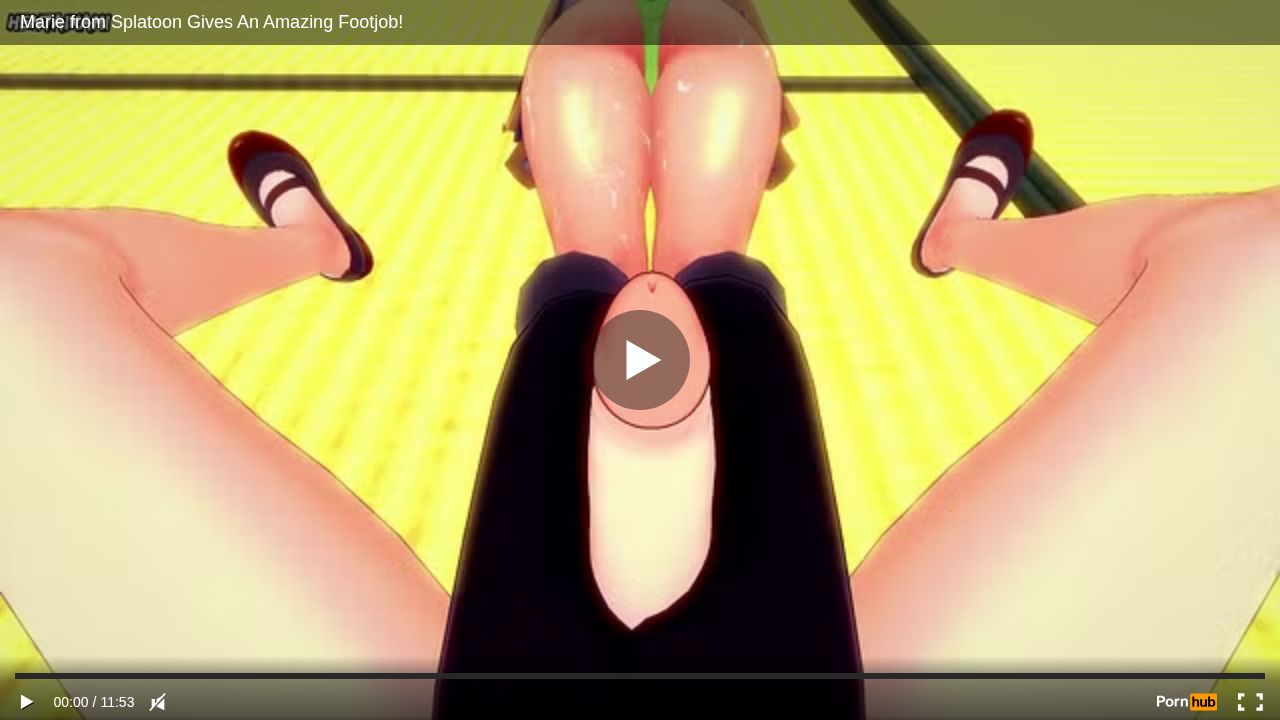 Marie from Splatoon Gives An Amazing Footjob!