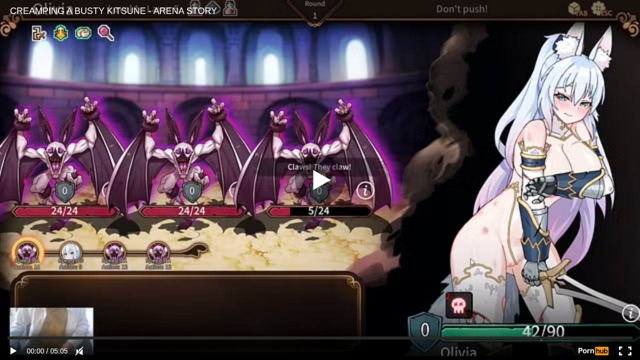 CREAMPING A BUSTY KITSUNE - ARENA STORY